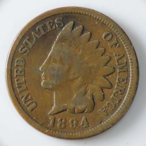 USA , 1894 Indian Head Cent, Indian Head Penny
