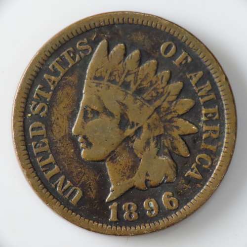 USA , 1896 Indian Head Cent, Indian Head Penny