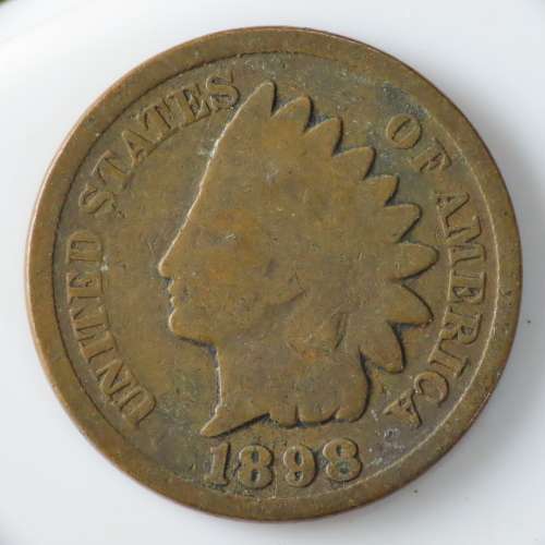 USA , 1898 Indian Head Cent, Indian Head Penny