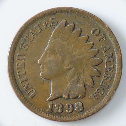 USA , 1898 Indian Head Cent, Indian Head Penny