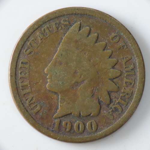 USA , 1900 Indian Head Cent, Indian Head Penny