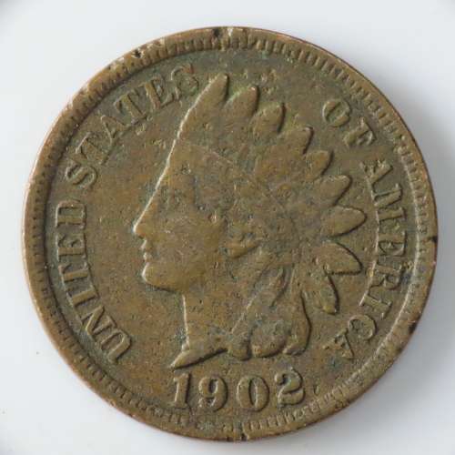 USA , 1902 Indian Head Cent, Indian Head Penny