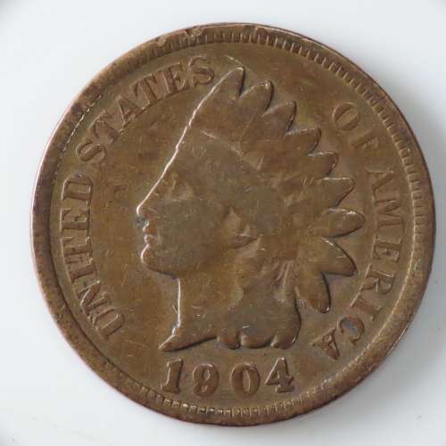 USA , 1904 Indian Head Cent, Indian Head Penny