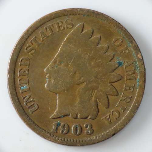 USA , 1903 Indian Head Cent, Indian Head Penny