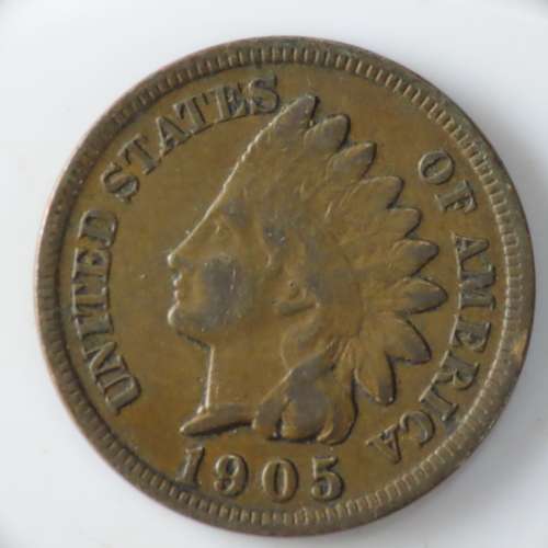 USA , 1905 Indian Head Cent, Indian Head Penny