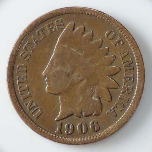 USA , 1906 Indian Head Cent, Indian Head Penny