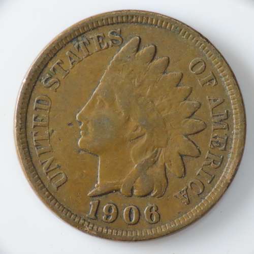 USA , 1906 Indian Head Cent, Indian Head Penny