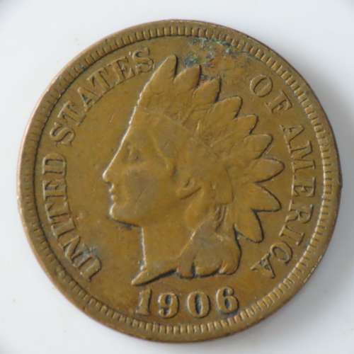 USA , 1906 Indian Head Cent, Indian Head Penny