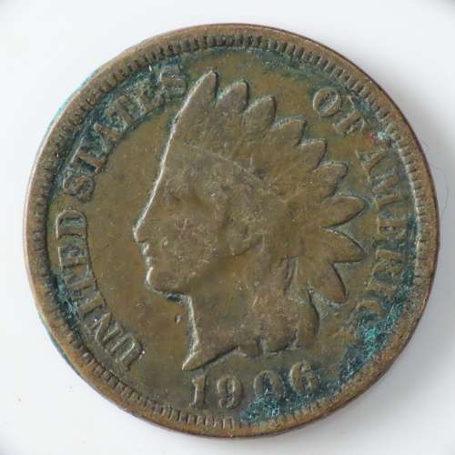 USA , 1906 Indian Head Cent, Indian Head Penny