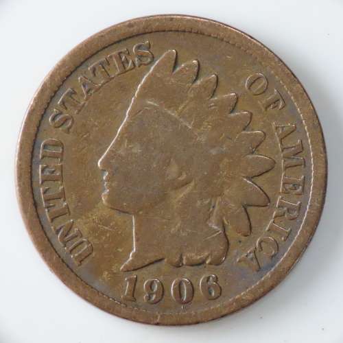 USA , 1906 Indian Head Cent, Indian Head Penny