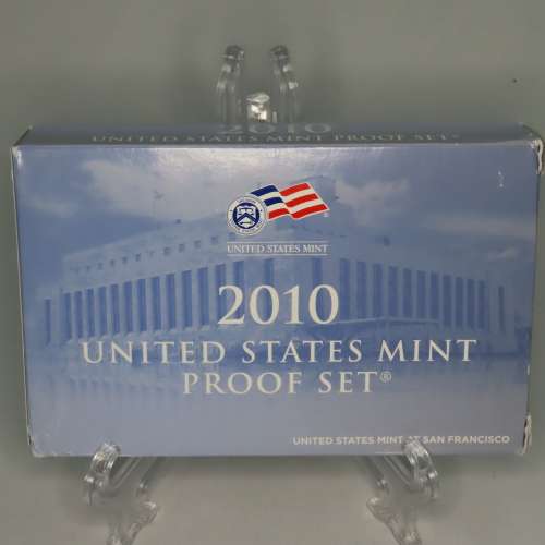 USA , 2010 Complete Proof set, Including National Parks Quarters + Presidential Dollars, 14 coin Set