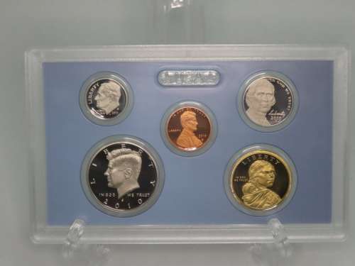 USA , 2010 Complete Proof set, Including National Parks Quarters + Presidential Dollars, 14 coin Set