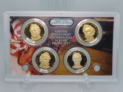 USA , 2010 Complete Proof set, Including National Parks Quarters + Presidential Dollars, 14 coin Set