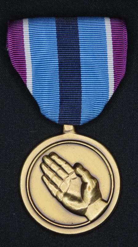 United States Armed Forces Humanitarian Service Medal, in original box with Ribbon, USA