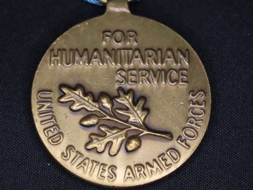 United States Armed Forces Humanitarian Service Medal, in original box with Ribbon, USA