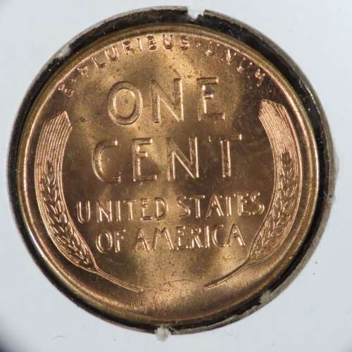 USA , 1957 Lincoln Cent, BU Wheat Penny , Philadelphia Mint, Uncirculated Gem Red