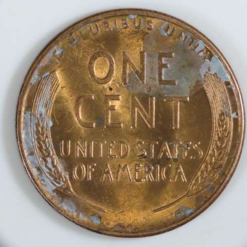 USA , 1946 D Lincoln Cent, BU Wheat Penny , Denver Mint, Uncirculated Gem Red