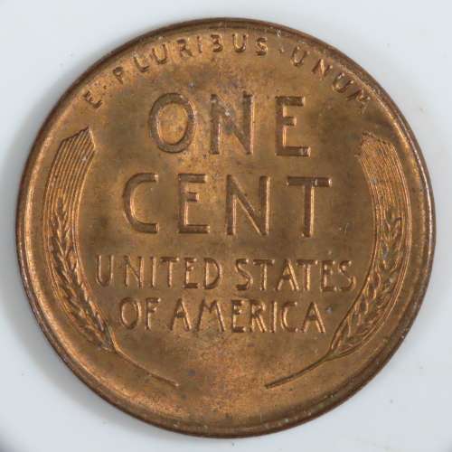 USA , 1949 Lincoln Cent, BU Wheat Penny , Philadelphia Mint, Uncirculated Gem Red