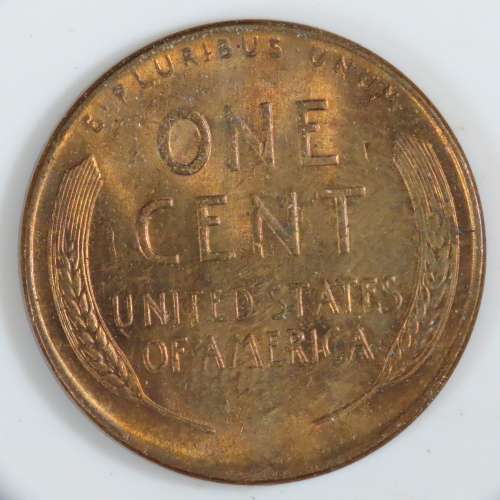 USA , 1952 D Lincoln Cent, BU Wheat Penny , Denver Mint, Uncirculated Gem Red
