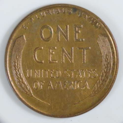 USA , 1942 Lincoln Cent, BU Wheat Penny , Philadelphia Mint, Uncirculated Gem Red