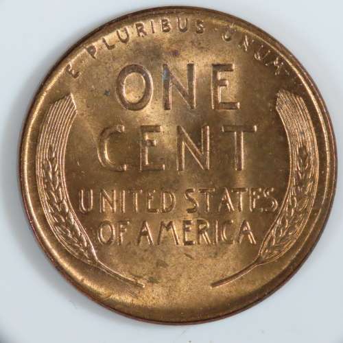USA , 1952 D Lincoln Cent, BU Wheat Penny , Denver Mint, Uncirculated Gem Red