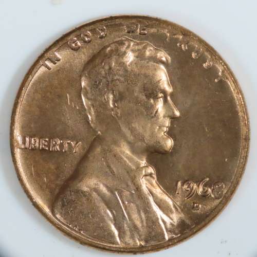 USA , 1968 D Lincoln Cent, BU Memorial Penny , Denver Mint, Uncirculated Gem Red