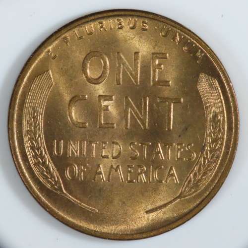 USA , 1946 D Lincoln Cent, BU Wheat Penny , Denver Mint, Uncirculated Gem Red