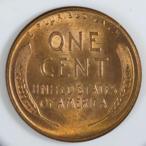 USA , 1949 D Lincoln Cent, BU Wheat Penny , Denver Mint, Uncirculated Gem Red