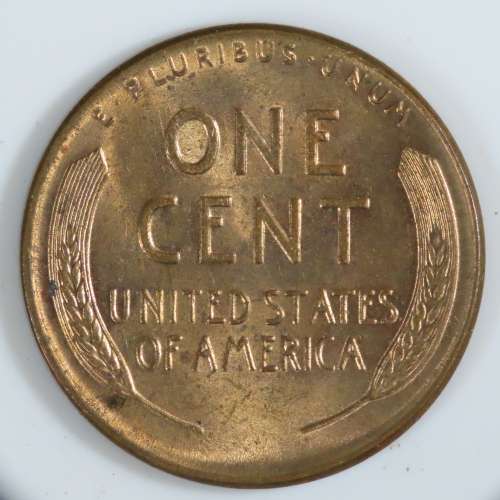 USA , 1950 Lincoln Cent, BU Wheat Penny , Philadelphia Mint, Uncirculated Gem Red