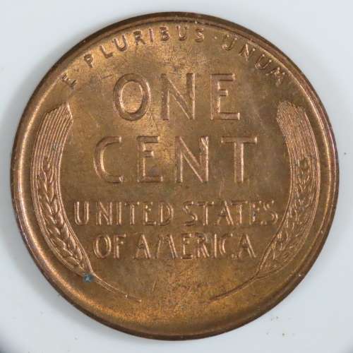 USA , 1949 Lincoln Cent, BU Wheat Penny , Philadelphia Mint, Uncirculated Gem Red
