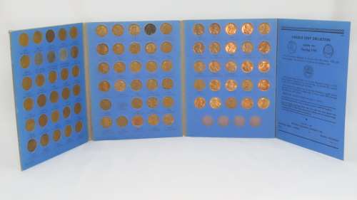 Complete Lincoln Cent PDS Set 1941 to 1973, 84 Coins in Folder