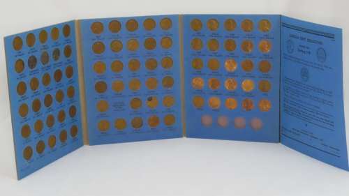 Complete Lincoln Cent PDS Set 1941 to 1973, 84 Coins in Folder