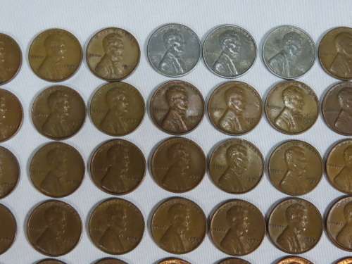 Complete Lincoln Cent PDS Set 1941 to 2009, 168 Coins including 1982 + 2009 Varieties