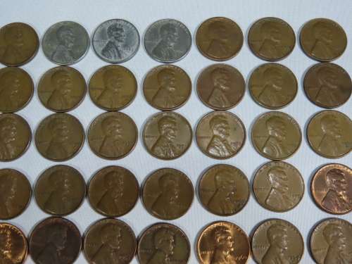 Complete Lincoln Cent PDS Set 1941 to 2009, 168 Coins including 1982 + 2009 Varieties