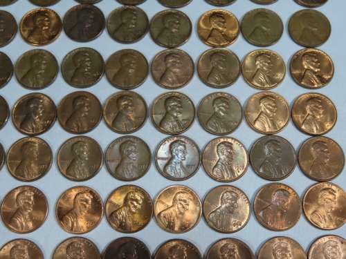 Complete Lincoln Cent PDS Set 1941 to 2009, 168 Coins including 1982 + 2009 Varieties