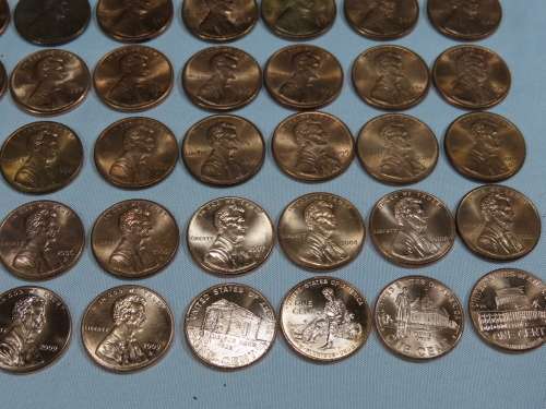 Complete Lincoln Cent PDS Set 1941 to 2009, 168 Coins including 1982 + 2009 Varieties