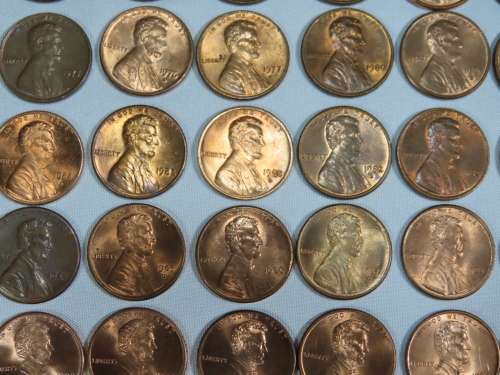 Complete Lincoln Cent PDS Set 1941 to 2009, 168 Coins including 1982 + 2009 Varieties