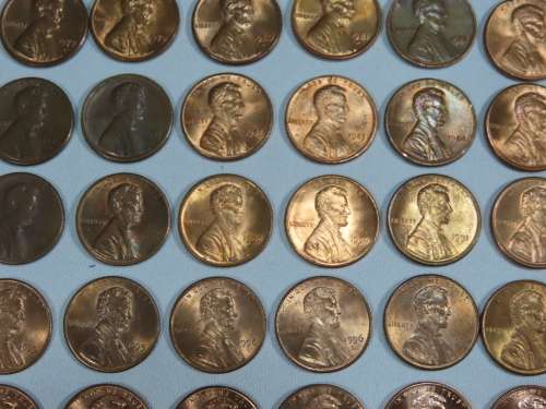 Complete Lincoln Cent PDS Set 1941 to 2009, 168 Coins including 1982 + 2009 Varieties