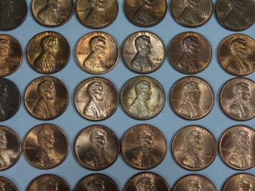 Complete Lincoln Cent PDS Set 1941 to 2009, 168 Coins including 1982 + 2009 Varieties