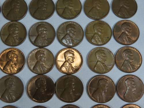 Complete Lincoln Cent PDS Set 1941 to 2009, 168 Coins including 1982 + 2009 Varieties