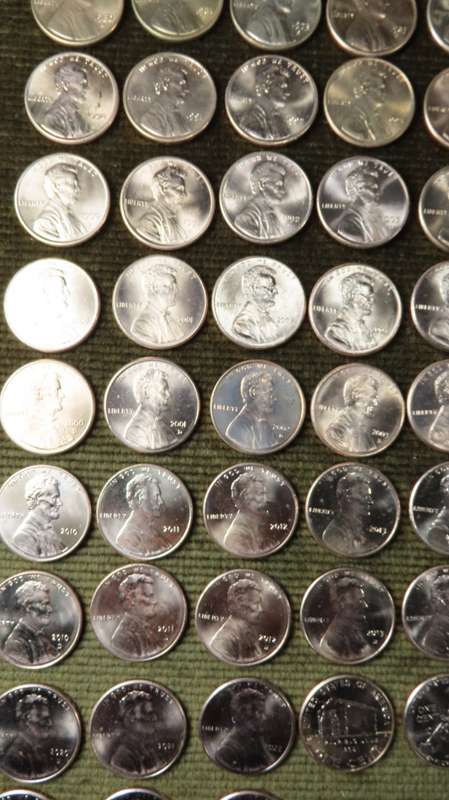 Complete Lincoln Memorial Cent PDS Set 1959 to 2022, 144 Coins including 1960 1982 and 2009Varieties