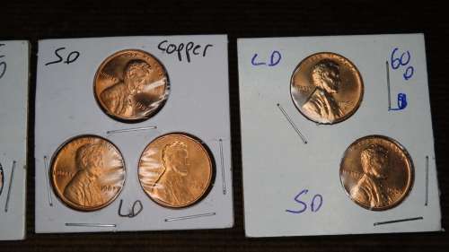 Complete Lincoln Memorial Cent PDS Set 1959 to 2022, 144 Coins including 1960 1982 and 2009Varieties
