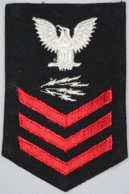 United States Navy Petty Officer 1st Class Rank Insignia Patch E6, Information Systems Technician