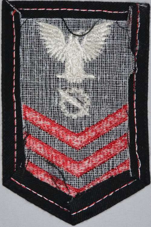 United States Navy Petty Officer 1st Class Rank Insignia Patch E6, Data Processing Technician