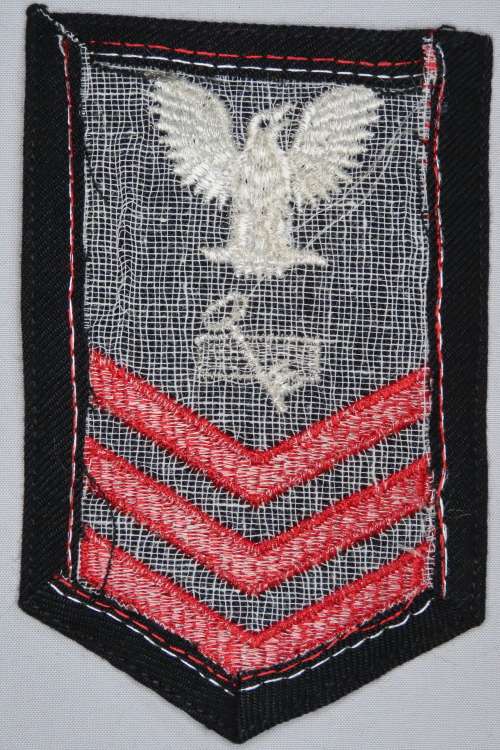 United States Navy Petty Officer 1st Class Rank Insignia Patch E6, Disbursing Clerk