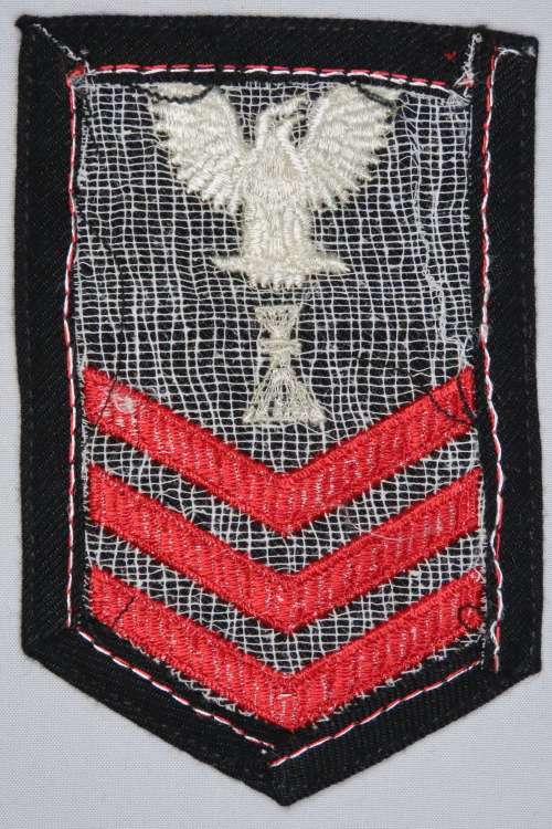 United States Navy Petty Officer 1st Class Rank Insignia Patch E6, Photographers Mate