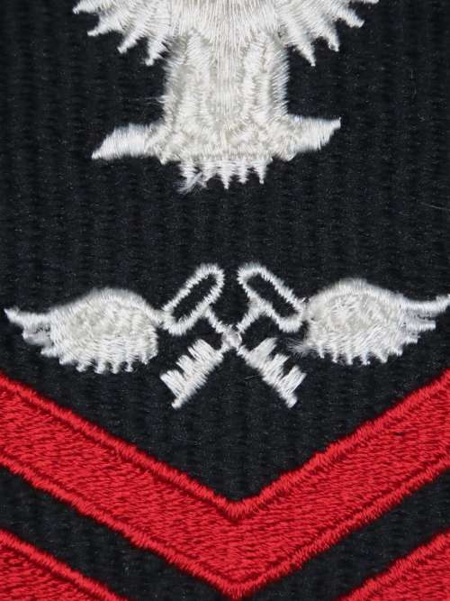 United States Navy Petty Officer 1st Class Rank Insignia Patch E6, Aviation Storekeeper