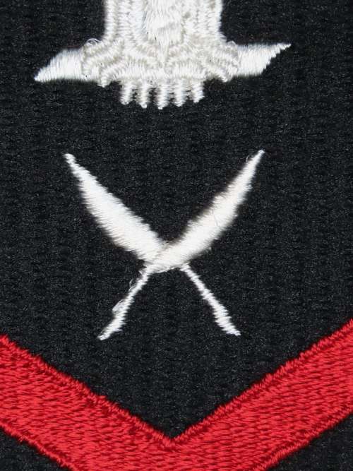 United States Navy Petty Officer 1st Class Rank Insignia Patch E6, Yeoman