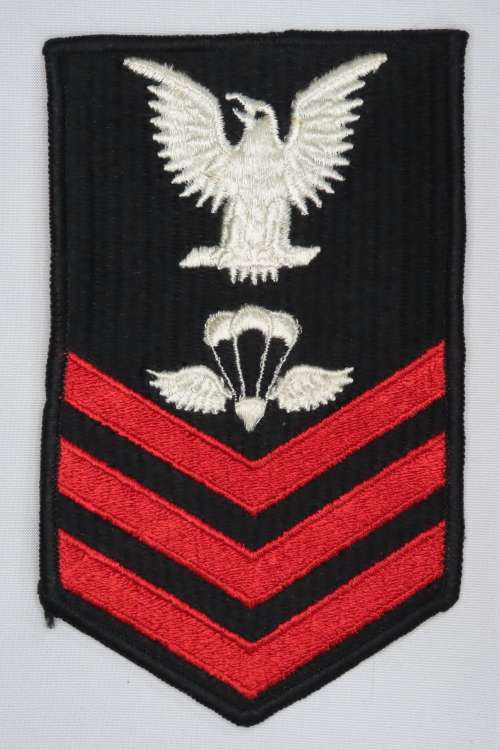 United States Navy Petty Officer 1st Class Rank Insignia Patch E6, Aircrew Survival Equipmentman
