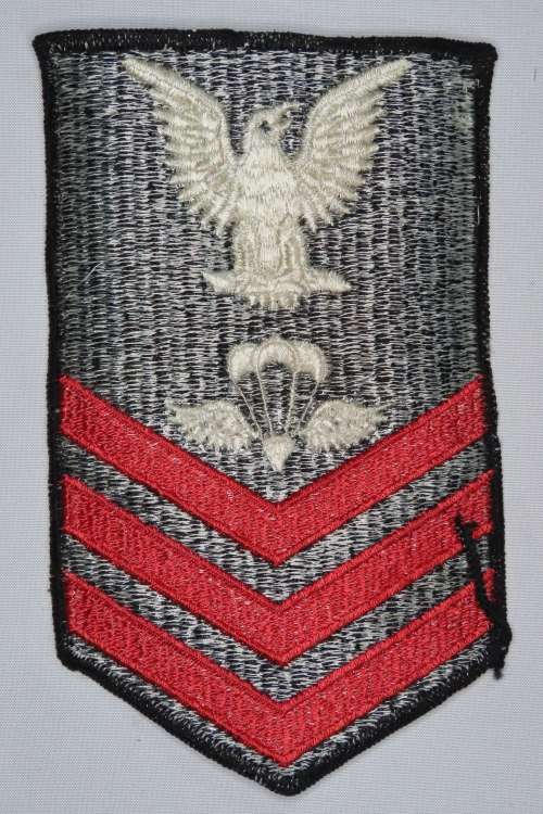 United States Navy Petty Officer 1st Class Rank Insignia Patch E6, Aircrew Survival Equipmentman